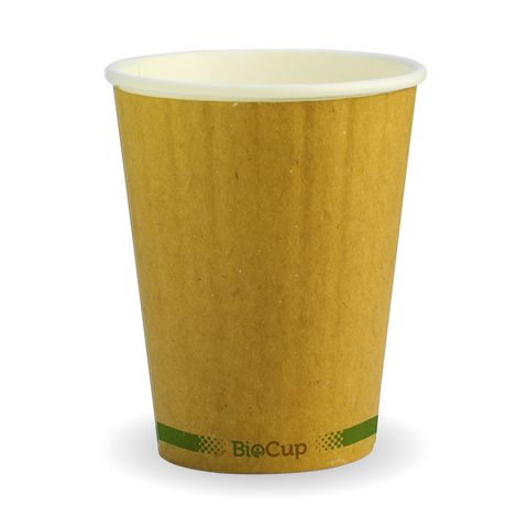 Biopak 12oz Kraft Double Wall Coffee Cup