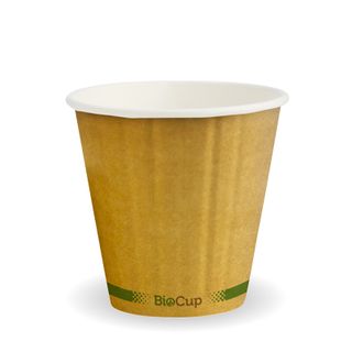 Biopak 8oz Kraft Double Wall Coffee Cup