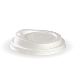 Biopak 8oz PLA Compostable LId - White