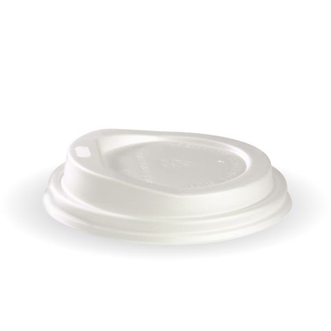 Biopak 8oz PLA Compostable LId - White