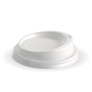 8oz White Plastic Lids   ctn/1000