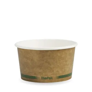 Biopak 12oz Kraft Bio Bowl ctn/500