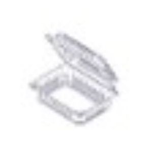 BZSAL06 - Katermaster Clear PET Salad Pack - Small 164mm x 118mm x 59mm