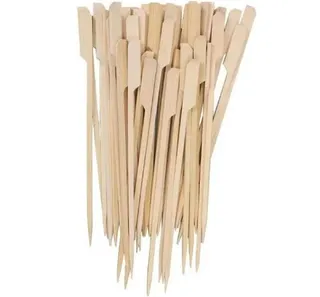 Bamboo Pick 12cm Paddle End