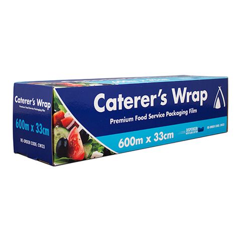 Premium Caterer's Cling Wrap 33cm x 600mt
