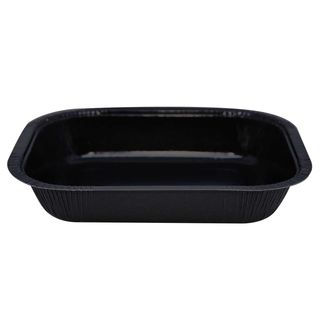 DualPak Large Oblong Black Tray 1150ml