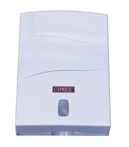 Caprice Interleaved Towel Dispenser (White ABS Plastic)