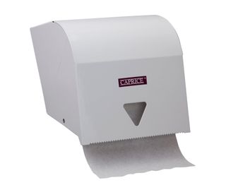 White Enamel Roll Towel Dispenser