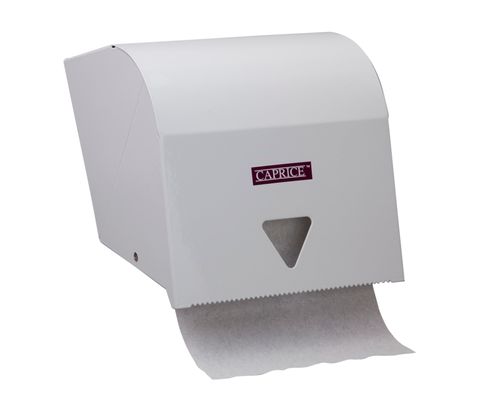 White Enamel Roll Towel Dispenser