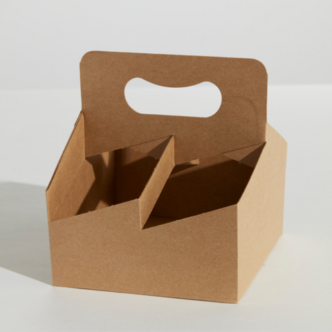 Cardboard 4 Cup Carriers