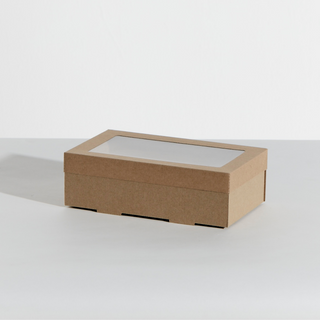 Brown Kraft Catering Box Ex-Small  258 x 150 x 80   ctn/100