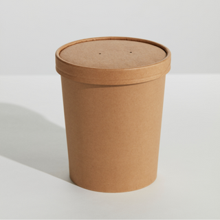 Kraft Food Container & Lid Combo 32oz