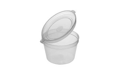 70ml PP Sauce Cup with Hinged Lid