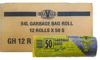 54lt Bin Liners  ctn/600  pack/50