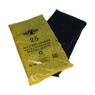 120 litre Bin Liner    (110cm x 45cm + 45cm)