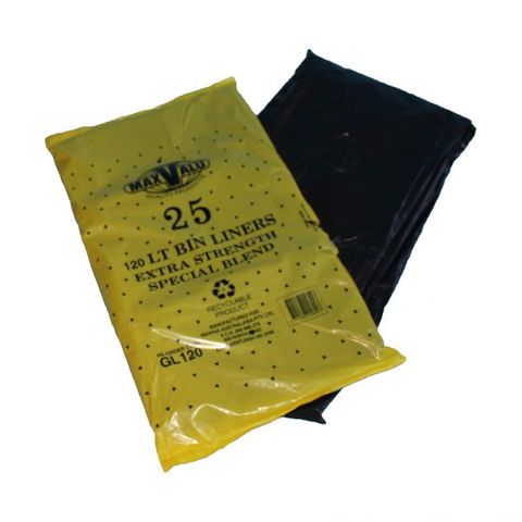 120 litre Bin Liner    (110cm x 45cm + 45cm)
