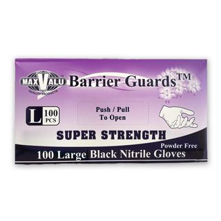 Large Black Nitrile Gloves
