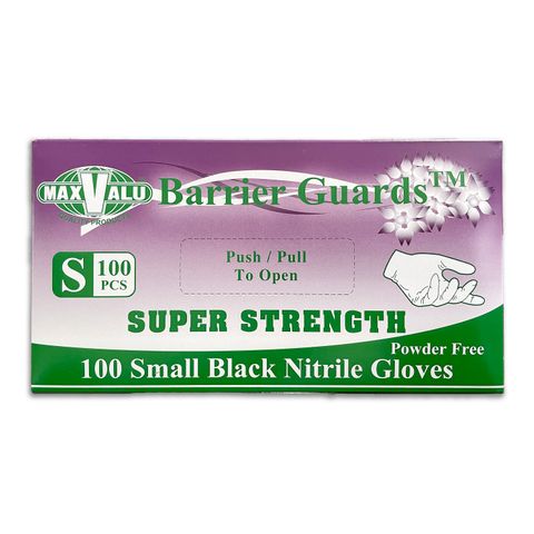 Small Black Nitrile Gloves  ctn/1000