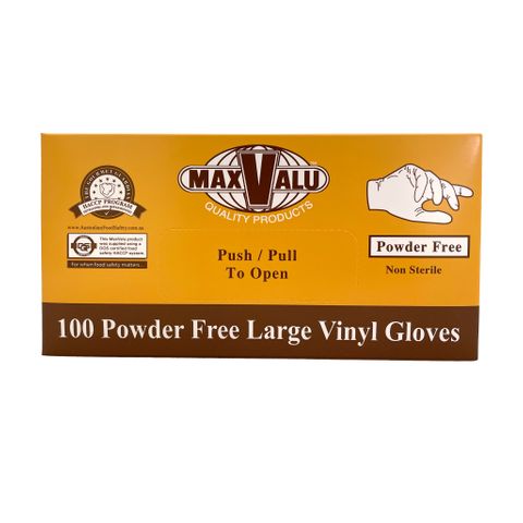 Large Vinyl Gloves - Powder Free