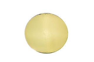 9" Gold STD Round Cake Board pack / 50