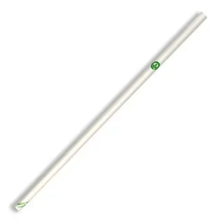 Biopak Regular White Paper Straws