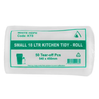 18lt Kitchen Tidy Liner - White