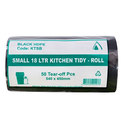 Black 18lt Bin Liner    ctn/1000