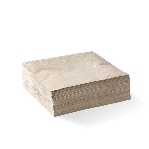Biopak 2 Ply Kraft Cocktail Napkins