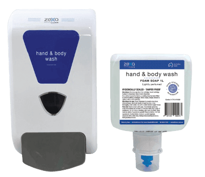 Zexa Foam Hand & Body Wash 1lt
