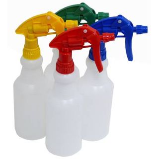 500ml Plastic Spray Bottle Blue - Straight