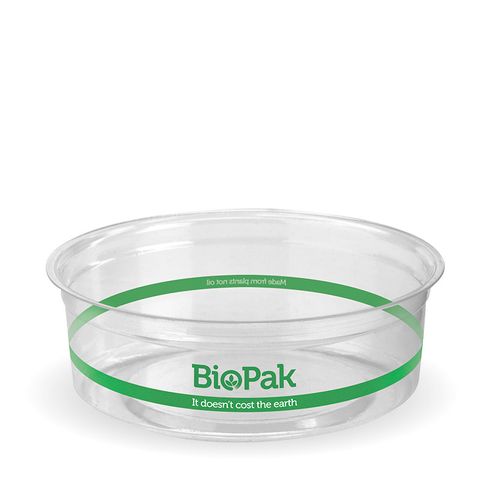 BioPak 240ml Clear Bio Bowls