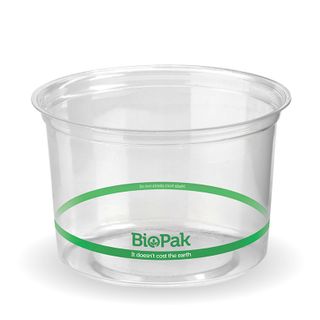 Biopak 500ml Clear Bio Bowls