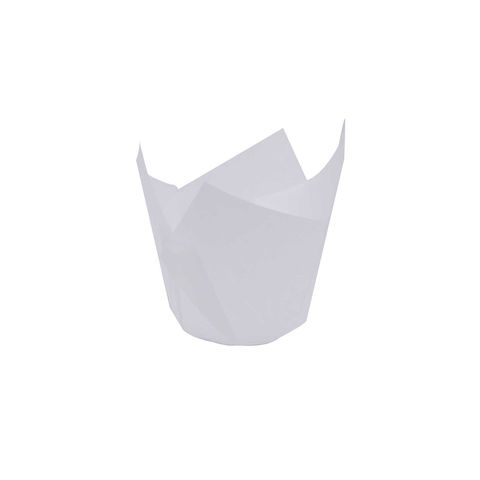 Large Muffin Wrap White (500 per carton)