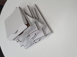 12" White    Pizza Box S/F         pack /100