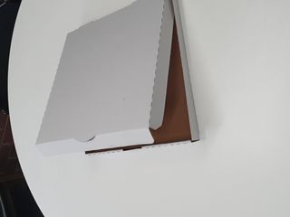 15" Plain White Single fold Pizza Box pack/100