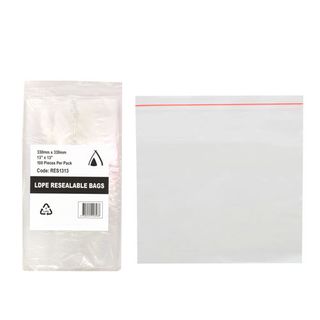 13 x 13 Resealable Bag