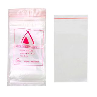 8" x 4" Resealable Plastic Bag