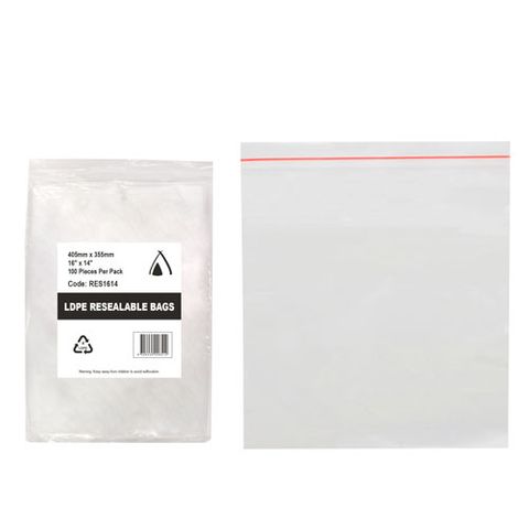 14 x 16 Resealable Bag