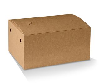 Snack Box - Large Kraft  ctn/250 slv/25   190mm x 110mm x 68mm