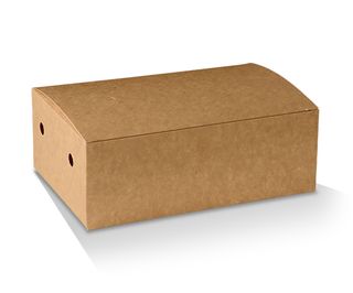 Snack Box - Medium Kraft  ctn/250 slv/25   172mm x 104mm x 66mm