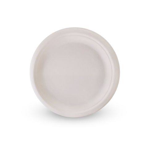 7" Round Sugarcane Plate    ctn/1000    pack/50