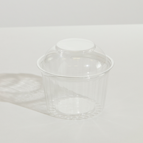 16oz Clear Show Bowls - Domed Lid