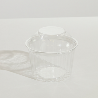 16oz Clear Show Bowls - Domed Lid