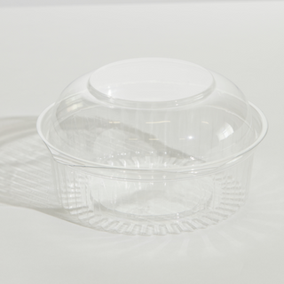 24oz Clear Show Bowls - Domed Lid