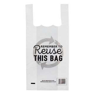 Small Reusable Singlet Bag 380mm x 200mm + 100   Ctn/1500      Pk/100