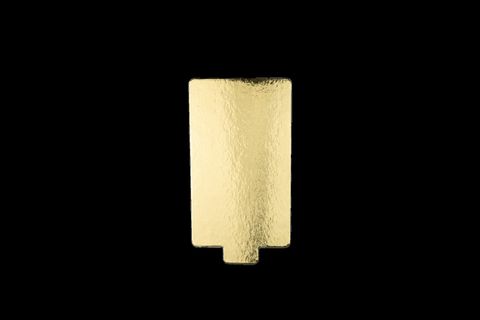 Rectangle Tab Board      Small  95mm x 55mm    Gold     pack /100