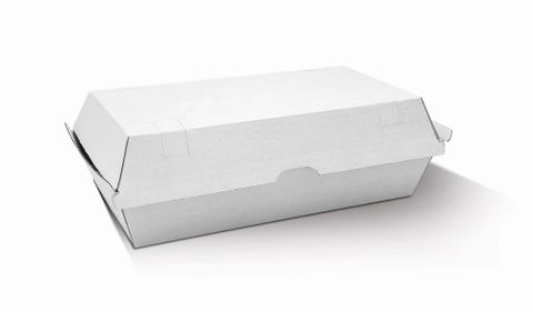 Large Snack Box Plain White ctn/200
