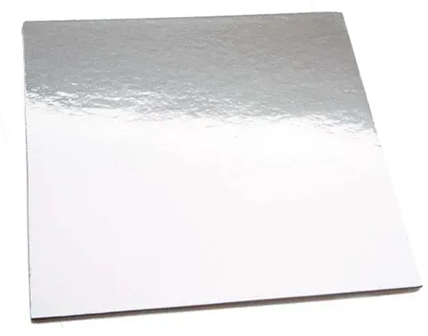 8' Silver Standard Cake Board - Square