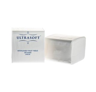 Ultrasoft Interleaved Toilet Tissue 2 ply