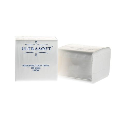 Ultrasoft Interleaved Toilet Tissue 2 ply
